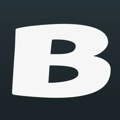 Бегемаг, сеть универсамов, лого-визитка